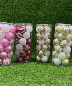 SET DE BOLA NAVIDEÑA DE 6CM 1UND (24PCS)