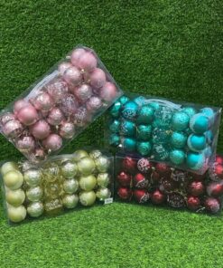 SET DE BOLA NAVIDEÑA DE 6CM 1UND (36PCS)