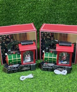 ADORNO NAVIDEÑO DE TREN CON MÚSICA 1UND