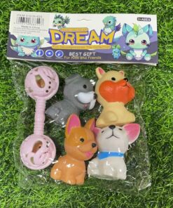 MUÑECO PARA BEBÉ DE ANIMALES 130-51 1UND (5PCS)