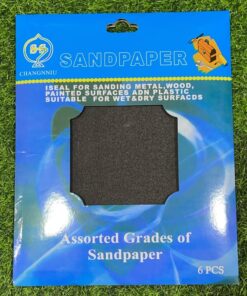 PAPEL DE LIJA PARA HIERRO 1UND (6PCS)