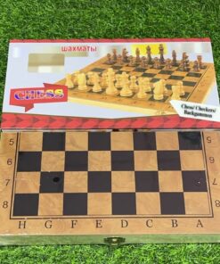 AJEDREZ DE MADERA 2IN1 29.5*31 1UND
