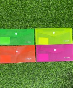 SOBRE CON BOTON DE COLOR LISO 10.5*22.5 1UND
