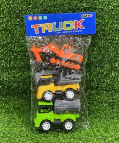 SET DE VEHÍCULO CONSTRUCCIÓN 1UND (3PCS)