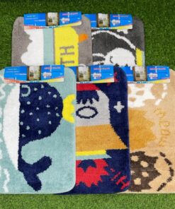 ALFOMBRA RECTANGULAR CON DISEÑOS 58*38 1UND