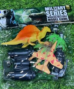 SET DE MILITAR Y DINOSAURIO 666 1UND