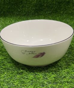 TAZA CERÁMICA DE PLUMA 8" 1UND