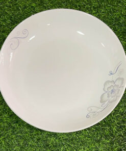 PLATO CERÁMICA REDONDO DE FLOR 9" 1UND