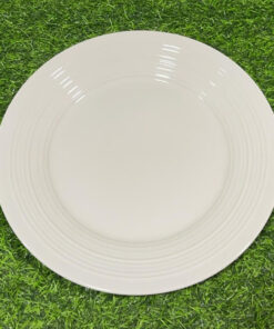 PLATO CERÁMICA DE COLOR BLANCO 10.5" 1UND