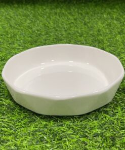 PLATO CERÁMICA COLOR BLANCO CON DISEÑO 7" 1ND