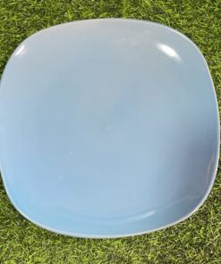 PLATO CERÁMICA CUADRADO DE COLOR LISO 10.5" 1UND