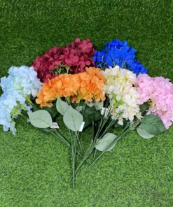 RAMO DE FLOR ARTIFICIAL DE HORTENSIA 1UND