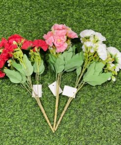 RAMO DE FLOR ARTIFICIAL DE PEONÍA 1UND