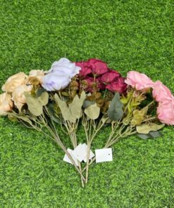 RAMO DE FLOR ARTIFICIAL DE ROSA 1UND