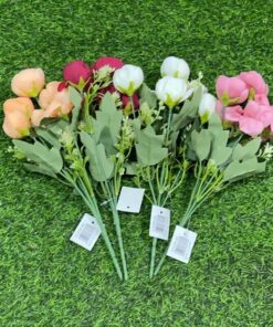 RAMO DE FLOR ARTIFICIAL DE CAMELIA 1UND