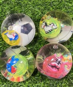 BOLA CRYSTAL DE FOOTBALL CON LUZ 6.5CM 1UND