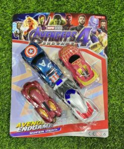SET DE CARROS DE AVENGER 1UND (4PCS)