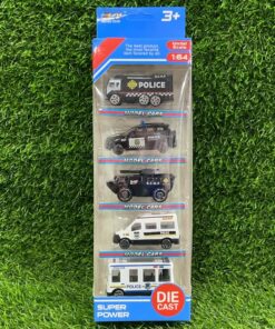 SET DE CARRO DE POLICÍA 1UND (5PCS)