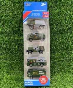SET DE CARRO COLOR VERDE 1UND (5PCS)