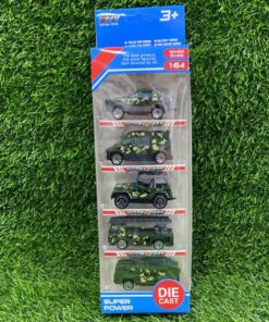 SET DE CARROS MILITAR 1UND (5PCS)