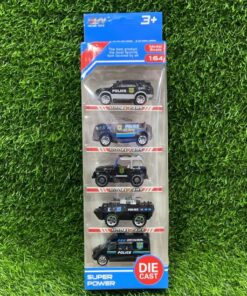 SET DE CARRO DE POLICÍA 1UND (5PCS)