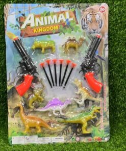 SET DE DINOSAURIO CON PISTOLA 1UND