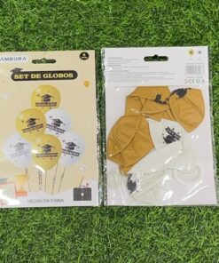 SET DE GLOBO DE GRADUACIÓN 1UND (6PCS)