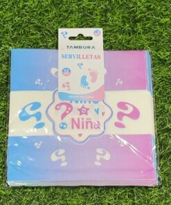 SET DE SERVILLETA DE NIÑO O NIÑA 1UND (10PCS)