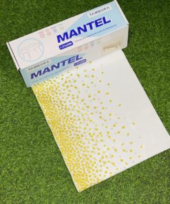 ROLLO DE MANTEL PARA FIESTA DE PUNTOS BLANCO CON AMARILLO 1.37M*30M 1UND
