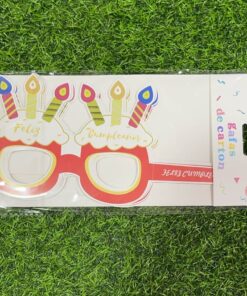 SET DE LENTE COLOR ANARANJADO PARA FIESTA 1UND (6PCS)