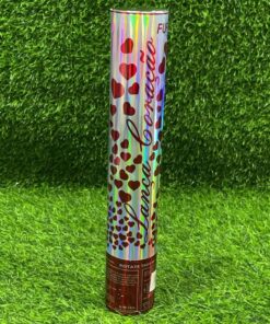 TUBO DE CONFETTI DE CORAZÓN 28CM 1UND