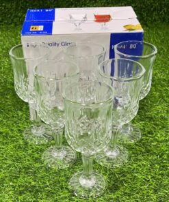 SET DE COPA VIDRIO G-155 1UND (6PCS)