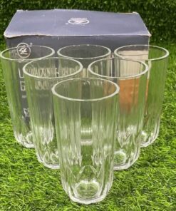 SET DE VASO VIDRIO LZY-5312 1UND (6PCS)