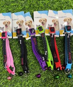 COLLAR PARA MASCOTA DE HUESO CON CASCABEL #1.0 1UND