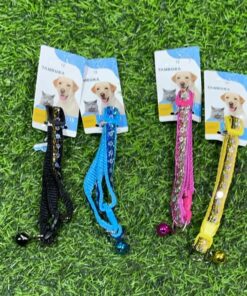 COLLAR PARA MASCOTA DE ESCARCHAS CON CASCABEL #1.0 1UND