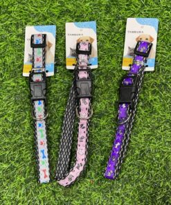 COLLAR PARA MASCOTA DE REFLECTANTE CON CASCABEL #1.5 1UND