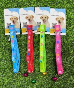 COLLAR PARA MASCOTA DE FLOR DE 8 ESQUINAS CON CASCABEL #1.0 1UND