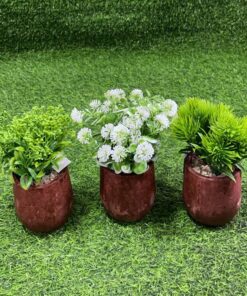 PLANTA ARTIFICIAL CON MACETA 1UND