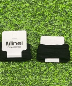 SET DE COLAS NEGRO LISO 1UND (4PCS)