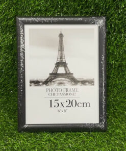 PORTA RETRATO DE COLOR NEGRO 6X8″ 1UND