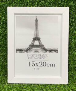 PORTA RETRATO DE COLOR BLANCO 6X8″ 1UND