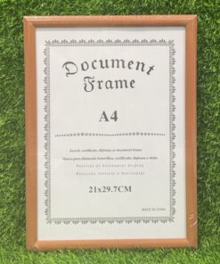 PORTA RETRATO DE COLOR ROJO OSCURO A4 1UND