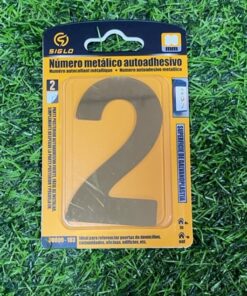 PLACA DORADA #2 1UND