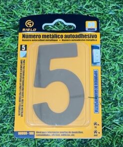 PLACA DORADA #5 1UND