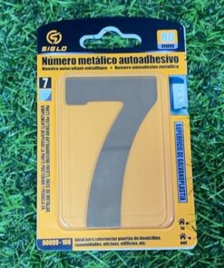 PLACA DORADA #7 1UND