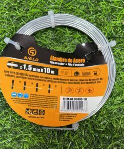 ALAMBRE DE ACERO 1.5MMX10M 1UND