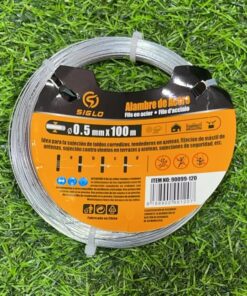 ALAMBRE DE ACERO 0.5MMX100M 1UND