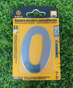 PLACA ACERO INOXIDABLE #0 COLOR PLATEADA 1UND