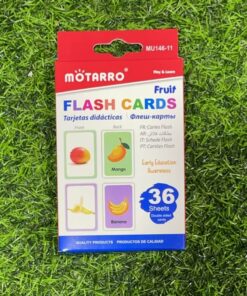 TARJETA DE APRENDIZAJE DE FRUTAS 1UND