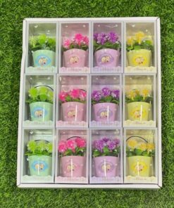 ADORNO MINI PLANTA ARTIFICAL CON TARRO 001W 1UND